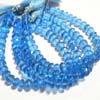 This listing is for the 2 strands of AAA Quality Mystic Neon Blue Quartz Micro faceted rondelles in size of 8 mm approx,,Length: 8 inch